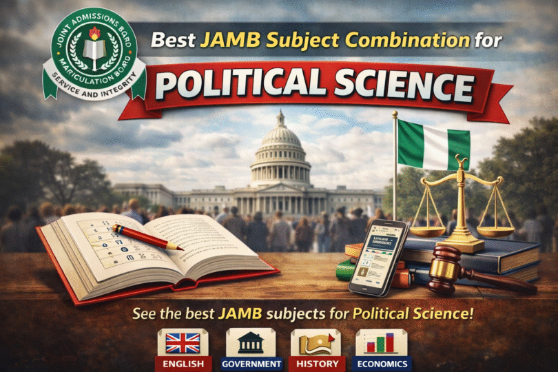 Best JAMB Subject Combination for Political Science