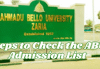 How to Check ABU Admission