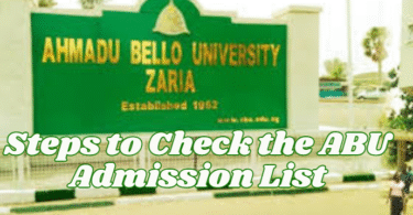How to Check ABU Admission