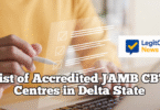 List of Accredited JAMB CBT Centres in Delta State
